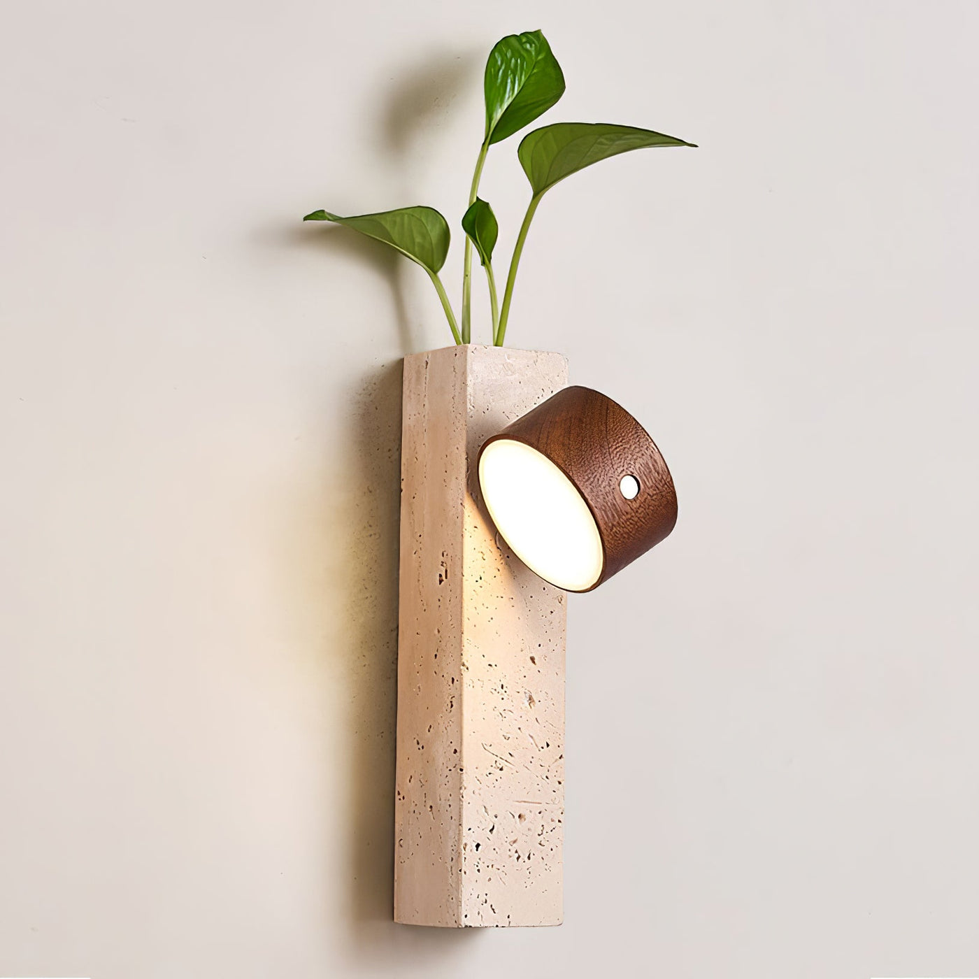 Wood Rechargeable Wall Light