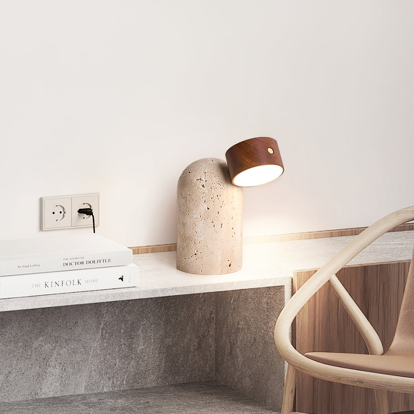 Stone Table Lamp