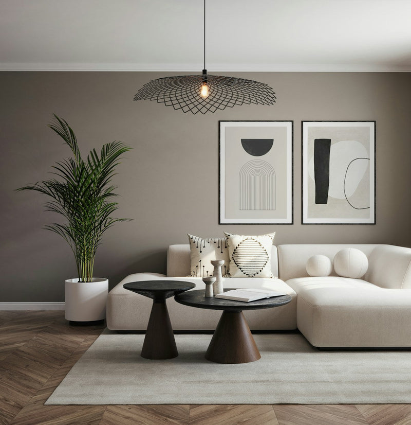 How to style a calm, uncluttered living space