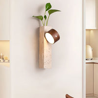 Wood Rechargeable Wall Light