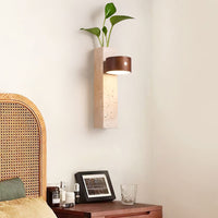Wood Rechargeable Wall Light
