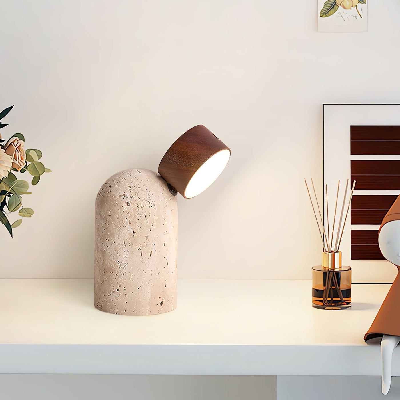 Stone Table Lamp