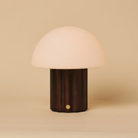 Brown rechargeable table lamp